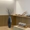 Uniquewise Tall Cylinder Bamboo Floor Vase Decorative Accent for Hotel Lobbies and Spa, Perfect Decor for Living Room or Hallway